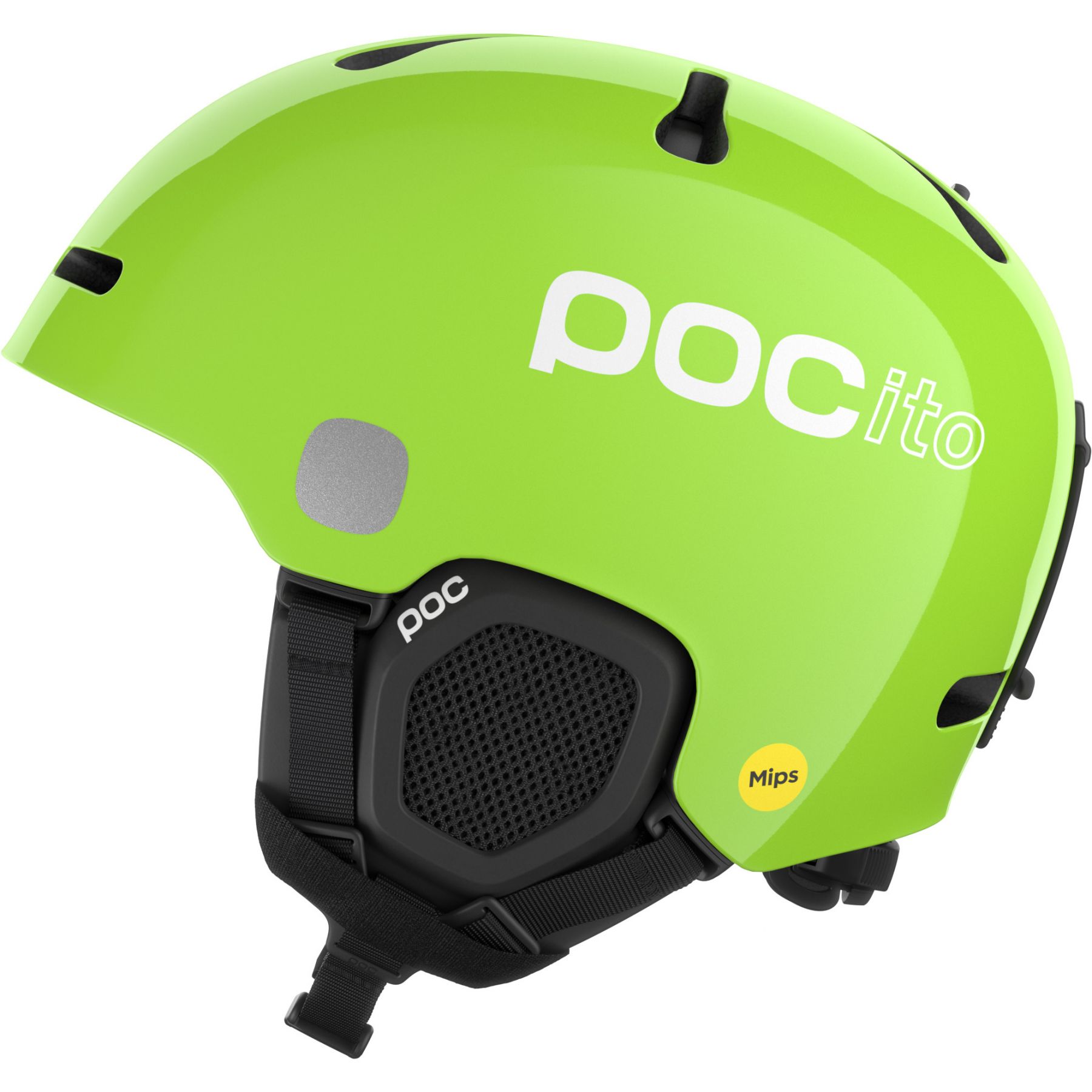 POCito Fornix MIPS, Skihelm, Junior, fluorescent yellow/green