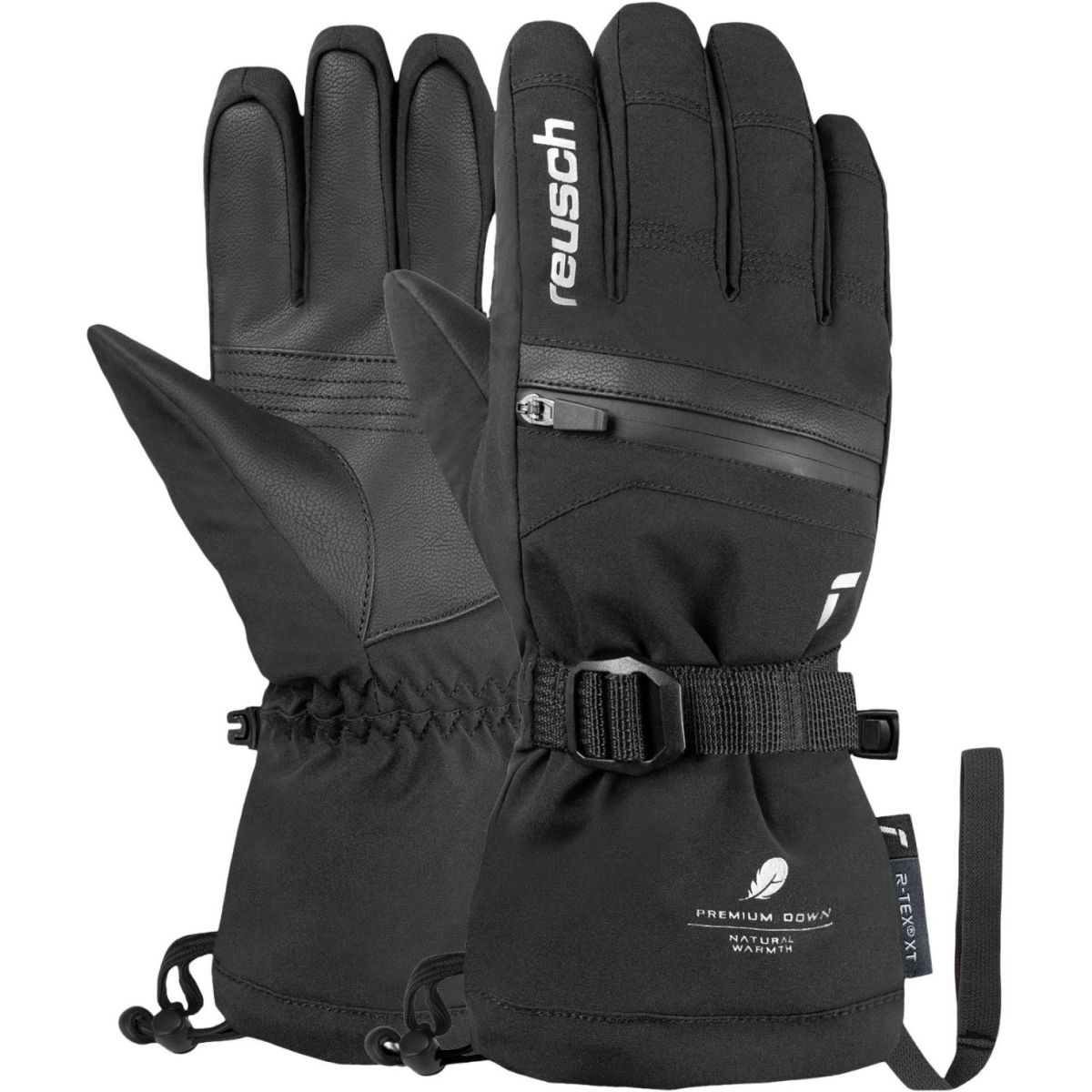 Reusch Lan R-Tex® XT, Skihandschuhe, Junior, schwarz