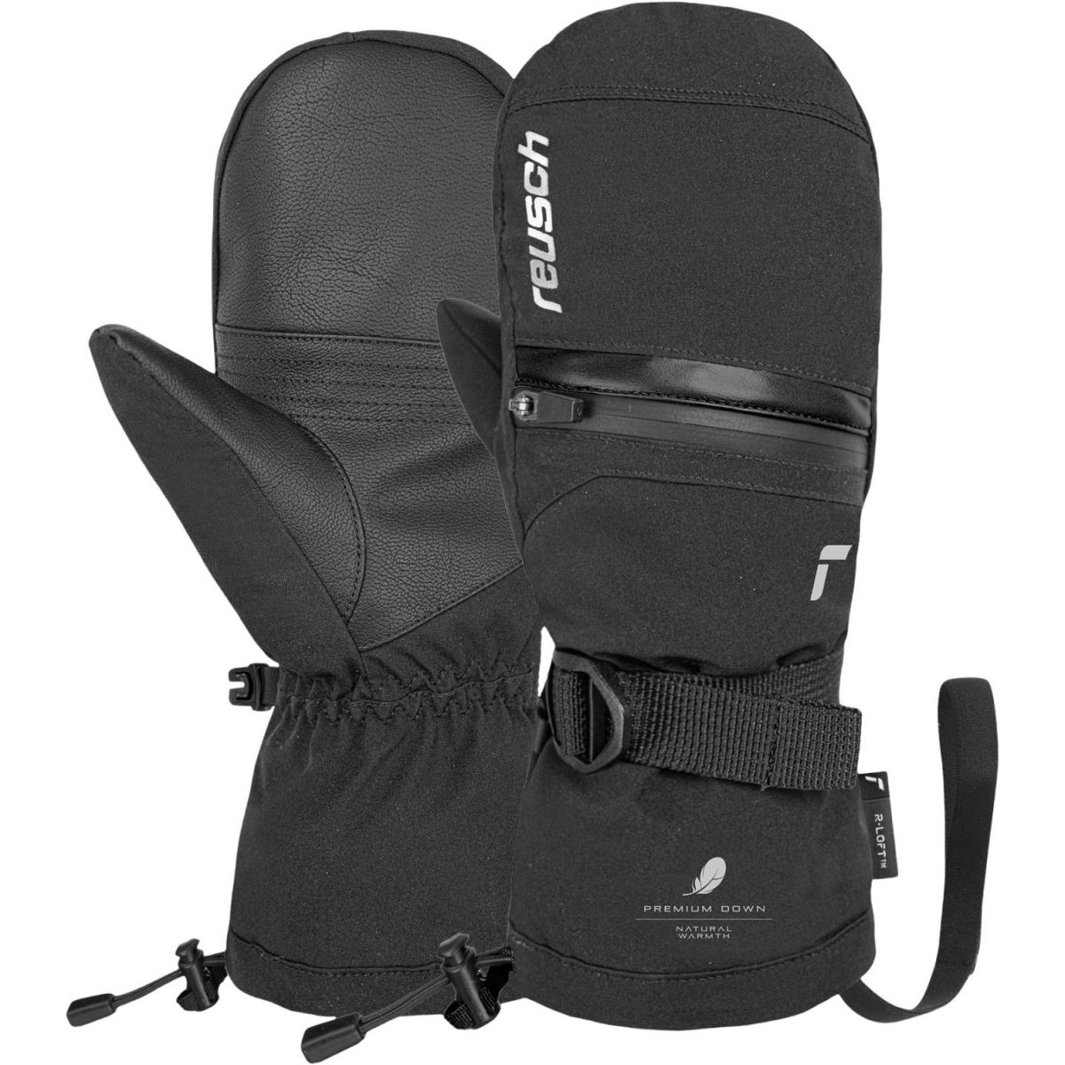Reusch Lan R-Tex® XT, Skihandschuhe, Junior, schwarz — 2