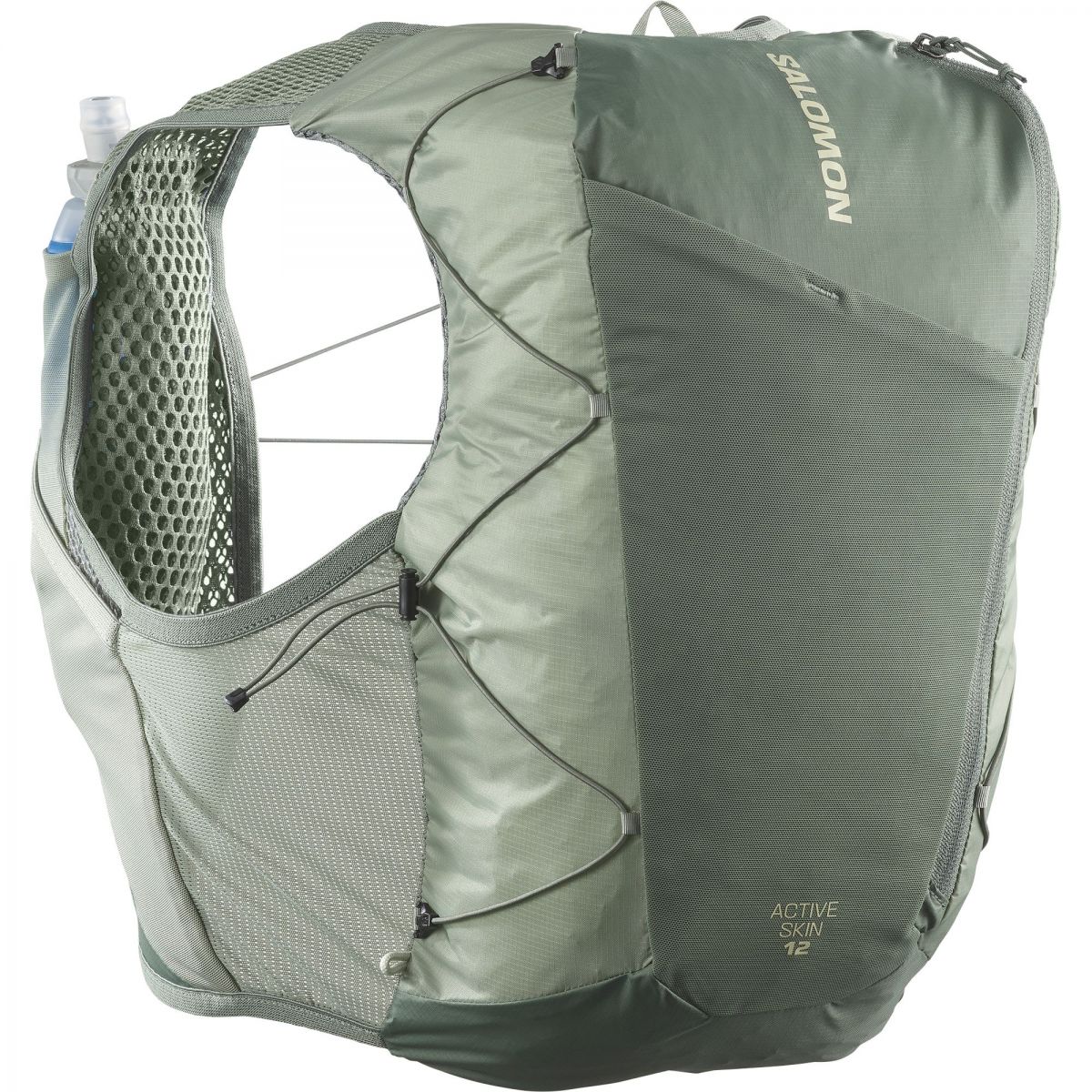 Salomon Active Skin 12 Set, Laufrucksack, grün — 2