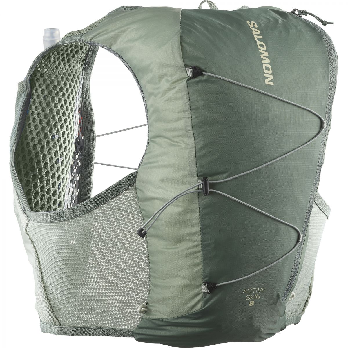 Salomon Active Skin 8 Set, Laufrucksack, grau — 2
