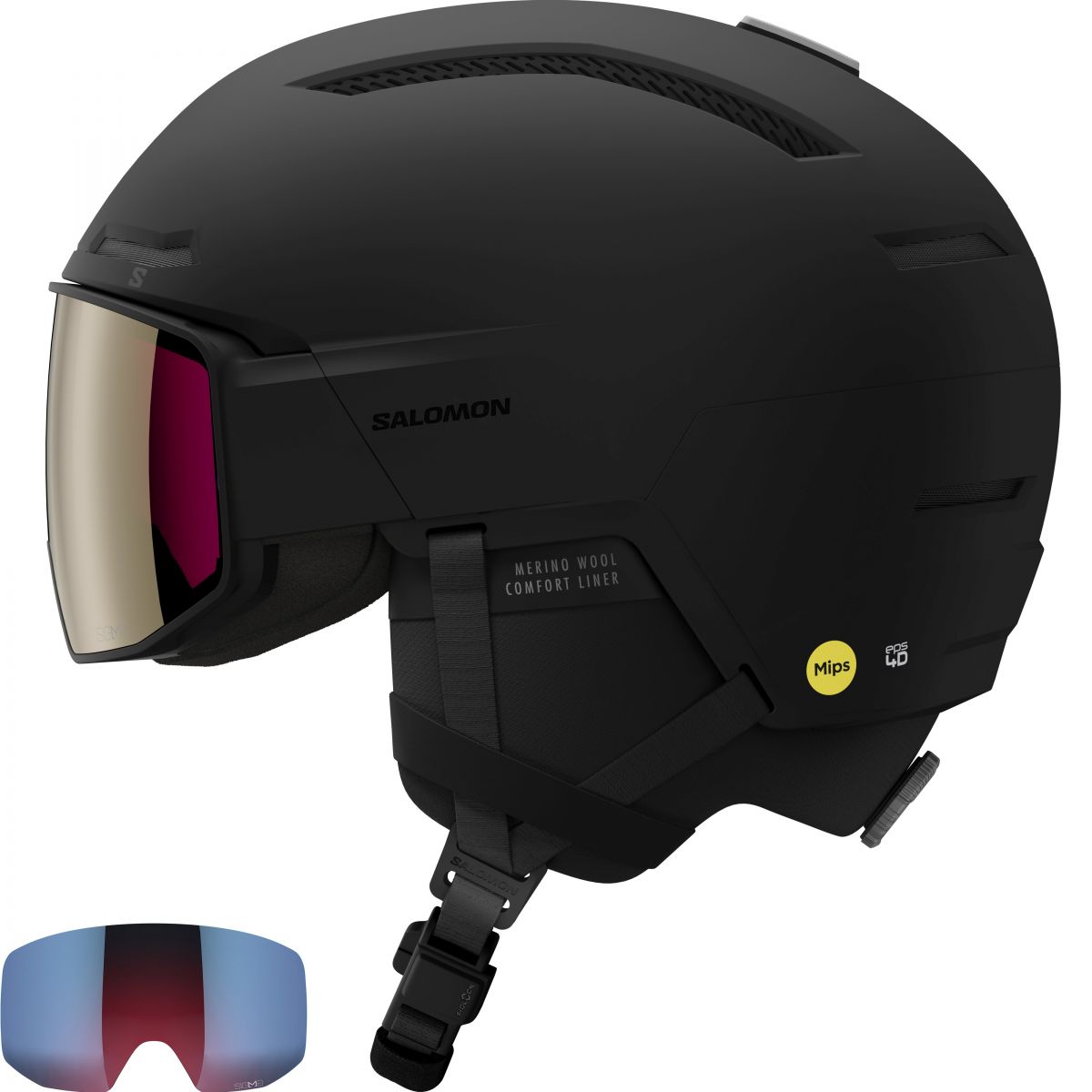 Salomon Driver Prime Sigma Plus MIPS, Skihelm mit Visier, schwarz — 2