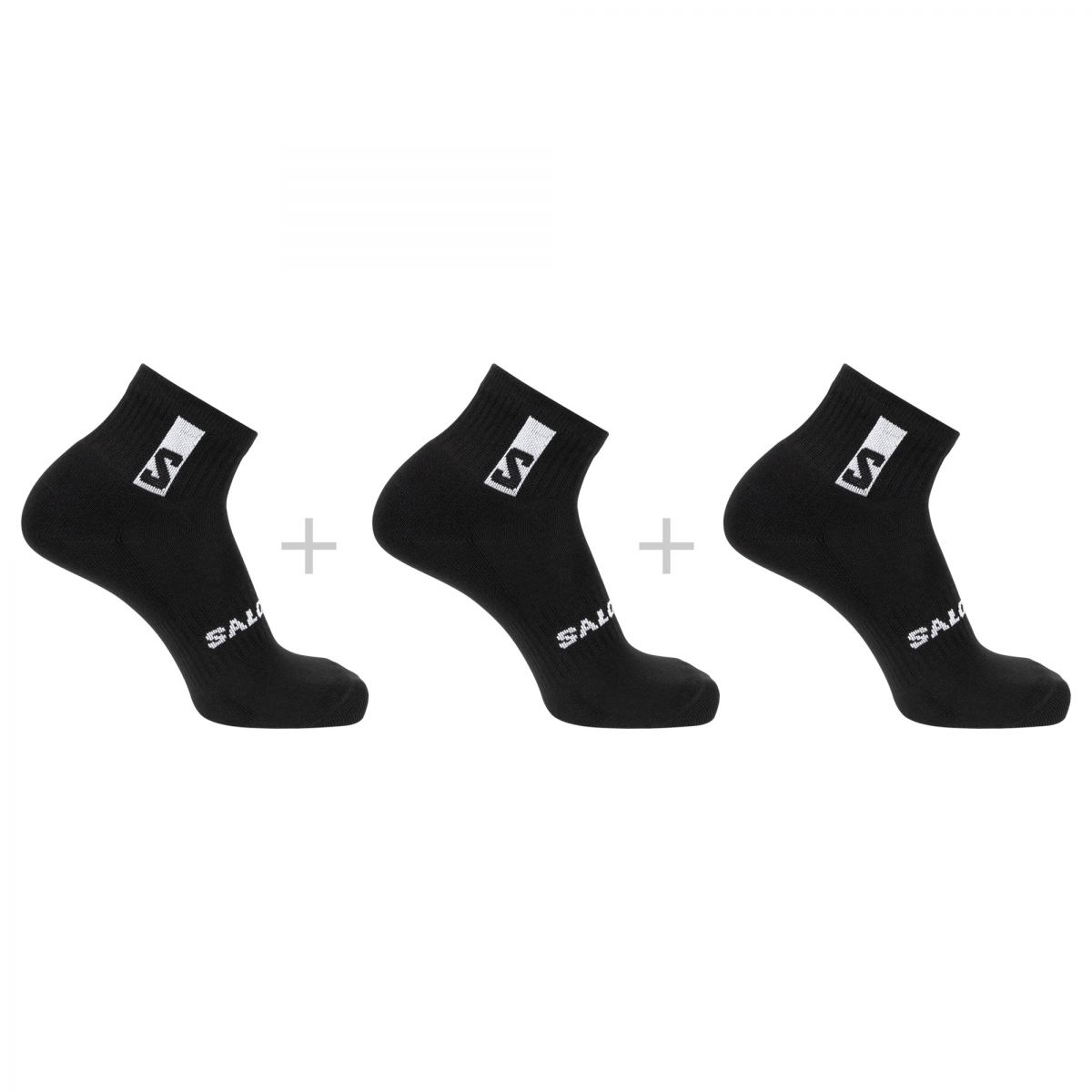 Salomon Everyday Ankle 3er-Pack, Socken, schwarz — 2