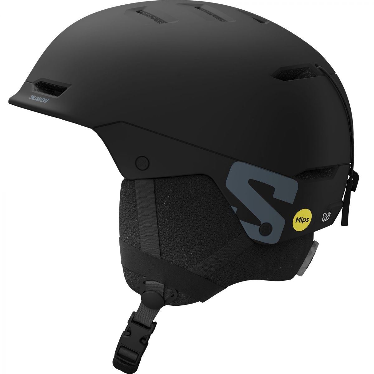 Salomon Husk MIPS, Skihelm, Junior, schwarz — 2
