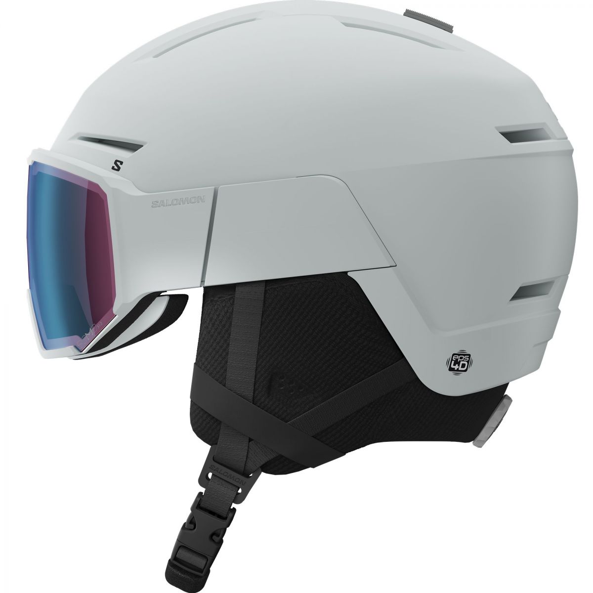 Salomon Osmo Pro Sigma Photo, Skihelm mit Visier, hellblau — 2