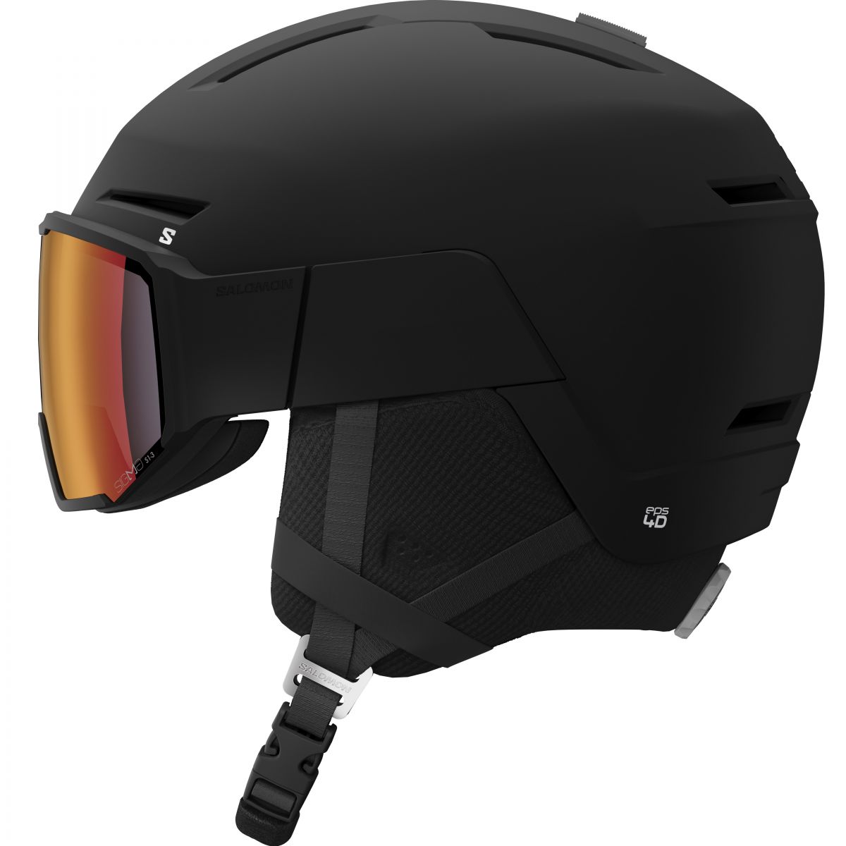 Salomon Osmo Pro Sigma Photo, Skihelm mit Visier, schwarz — 2
