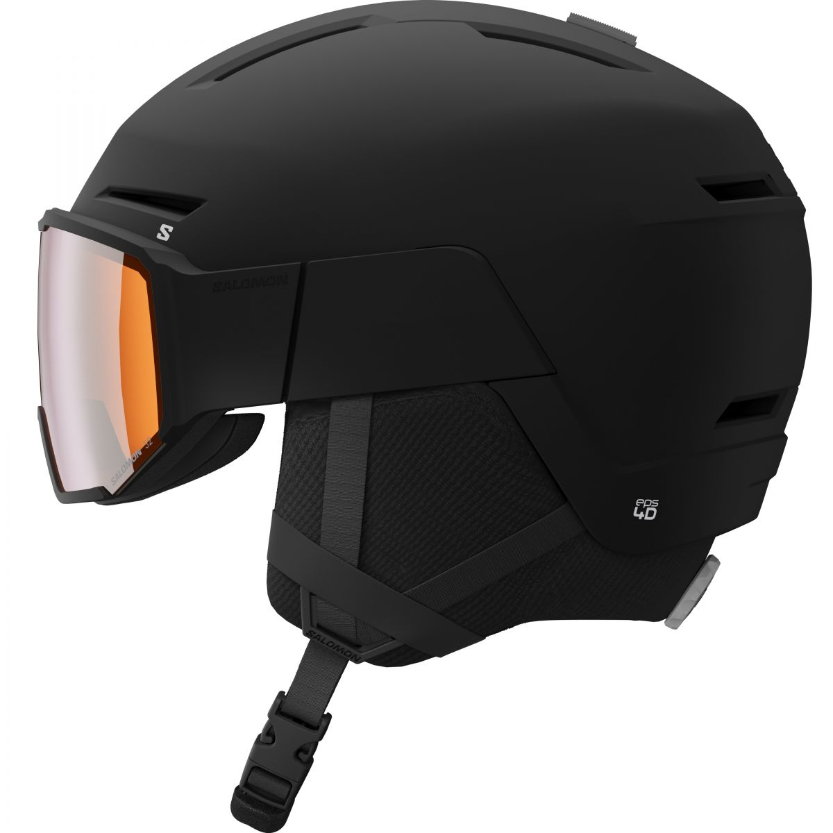 Salomon Osmo, Skihelm mit Visier, schwarz — 2