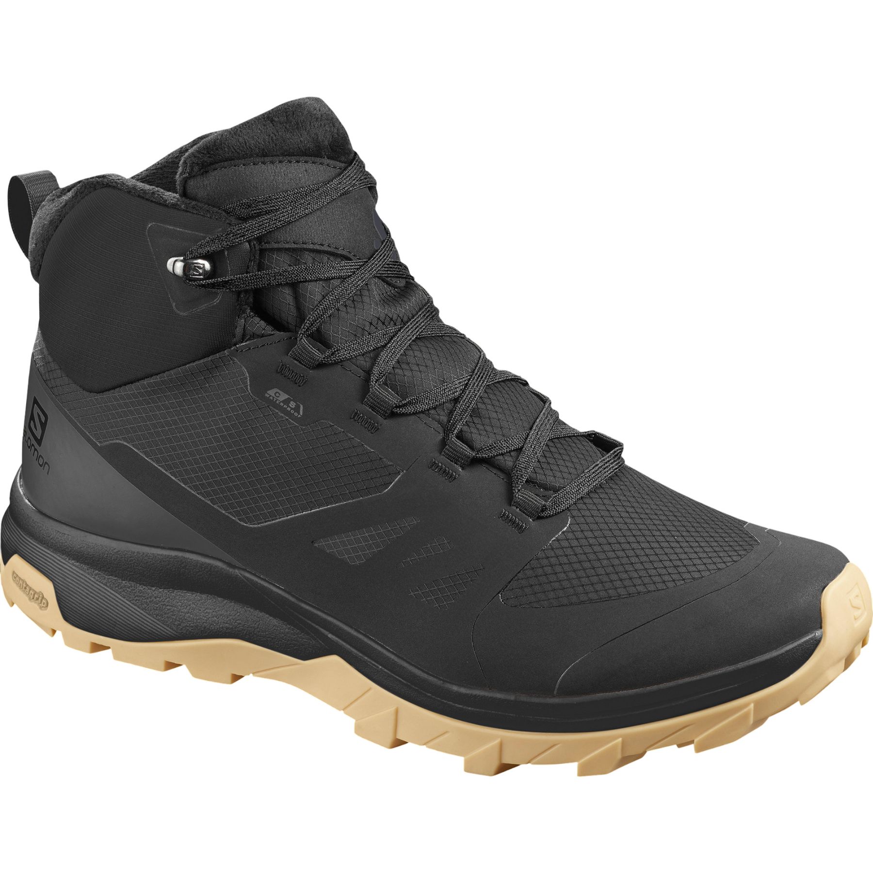 Salomon Outsnap WP, Winterstiefel, Herren, schwarz