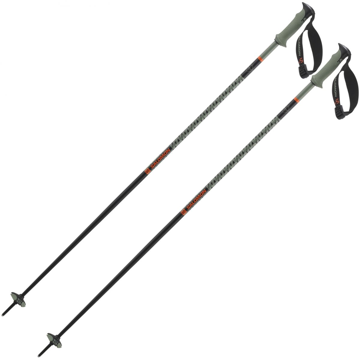 Salomon Polar Pro S3, Skistöcke, grün — 2