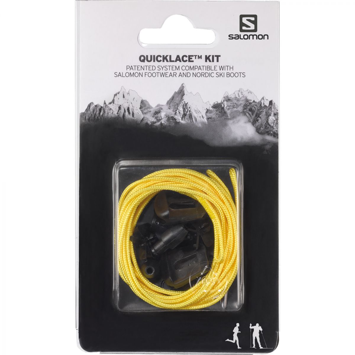 Salomon Qicklace Kit, Schnürsenkel, gelb — 2