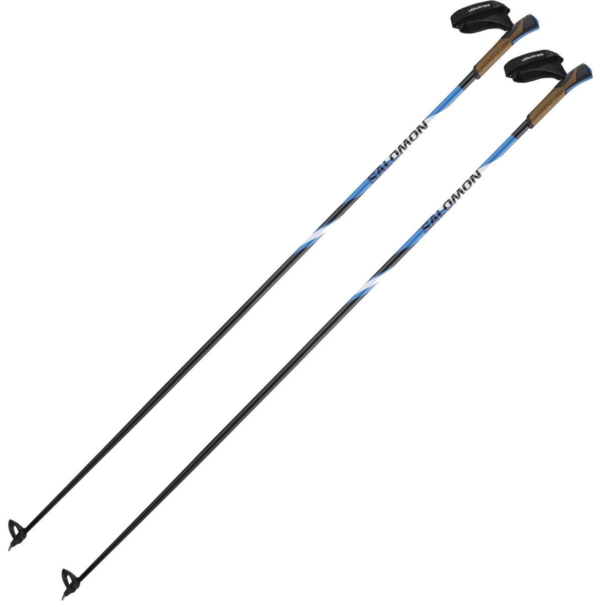 Salomon R 60 Click, Langlaufstöcke, schwarz — 2