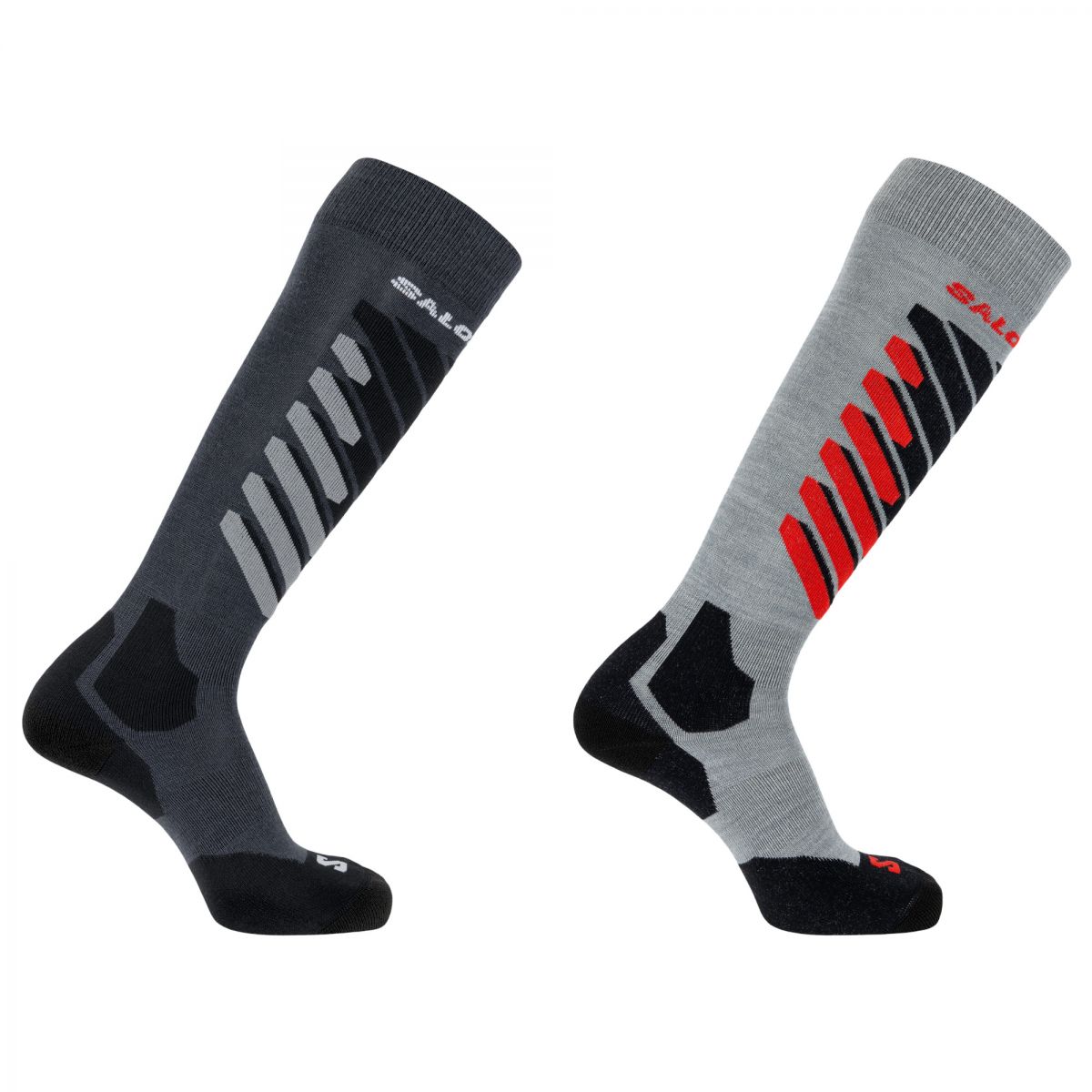 Salomon S/Access, Skisocken, 2er-Pack, grau — 2