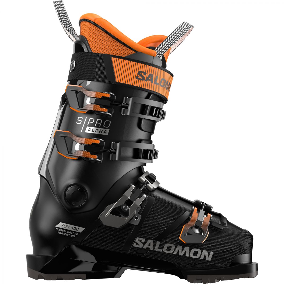 Salomon S/Pro Alpha 100 GW, Skischuhe, Herren, schwarz/orange — 2