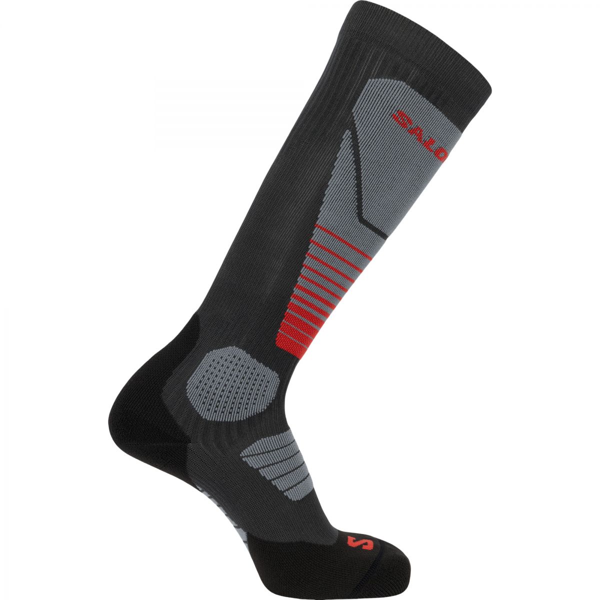 Salomon S/Pro, Skisocken, schwarz/grau — 2