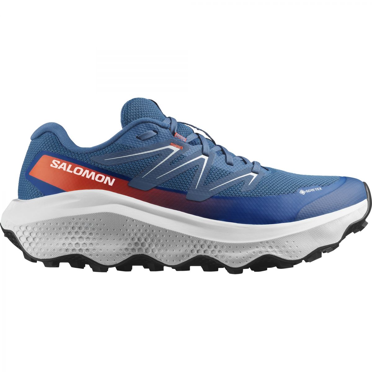 Salomon Ultra Flow 2 GTX, Trailrunningschuhe, Herren, blau/rot — 2