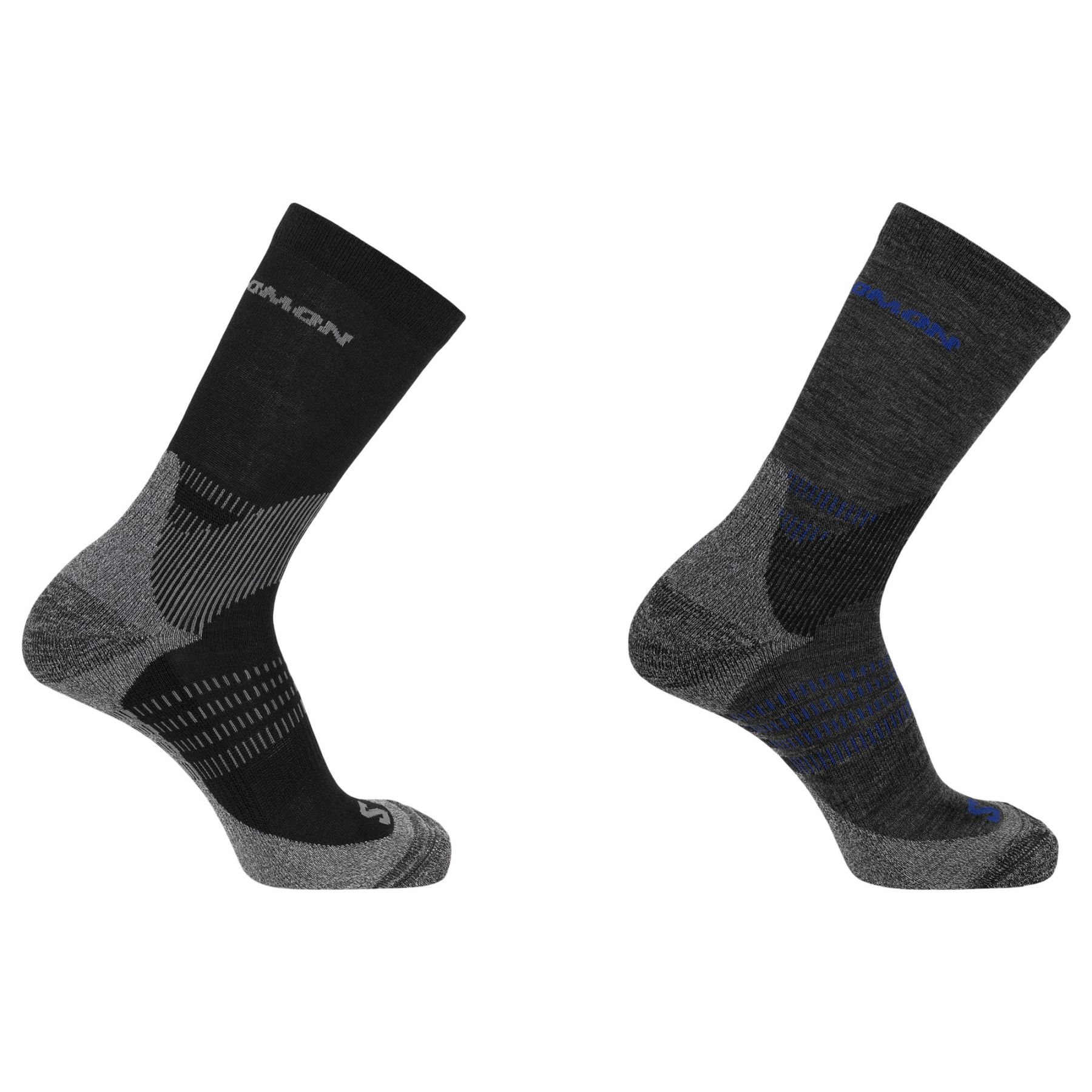 Salomon X Ultra Access Crew 2-Pack, Wandersocken, schwarz