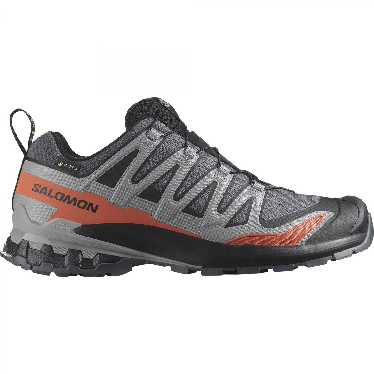 Salomon XA Pro 3D V9 GTX, Trailrunningschuhe, Herren, grau/rot — 2
