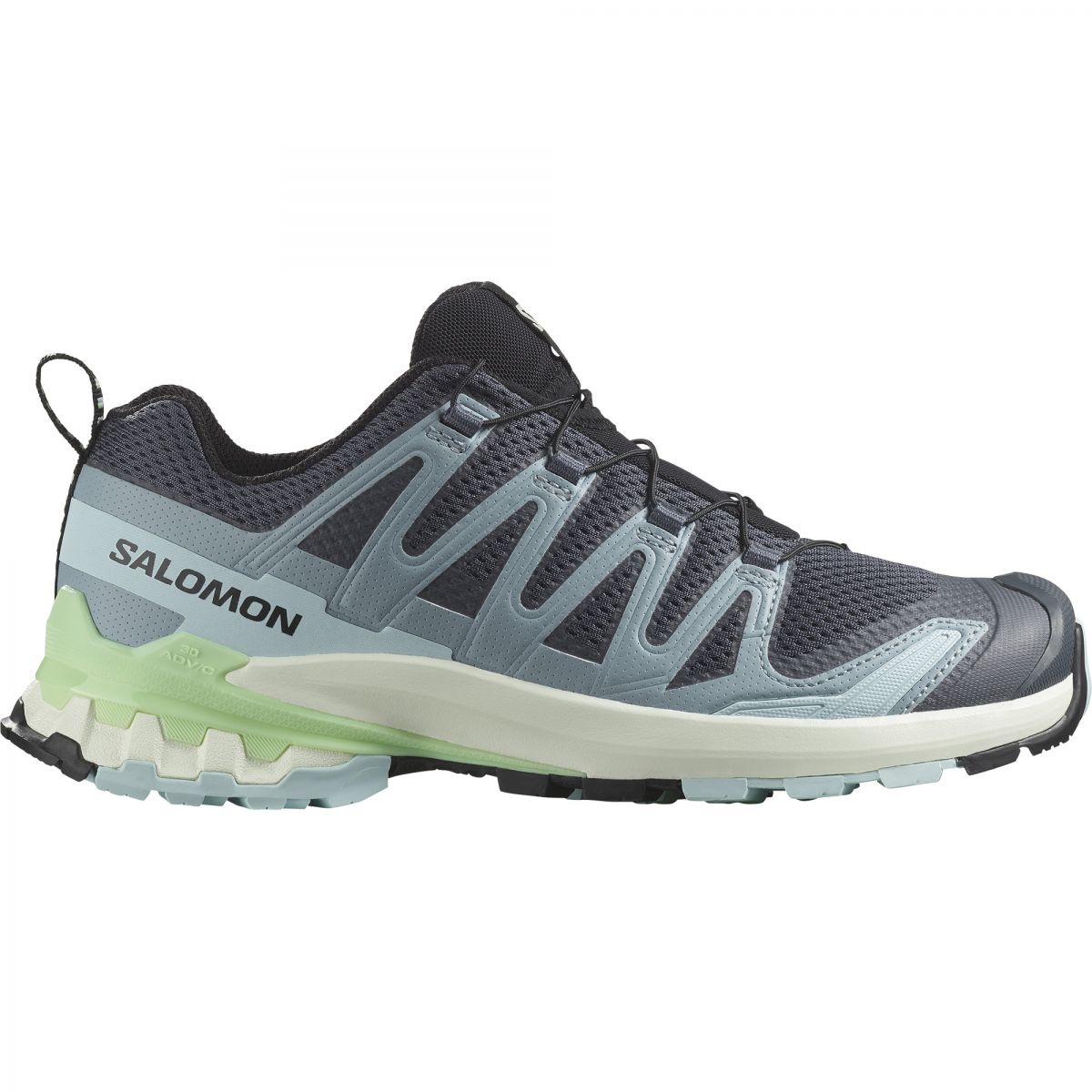 Salomon XA Pro 3D V9, Trailschuhe, Damen, blau/grün — 2