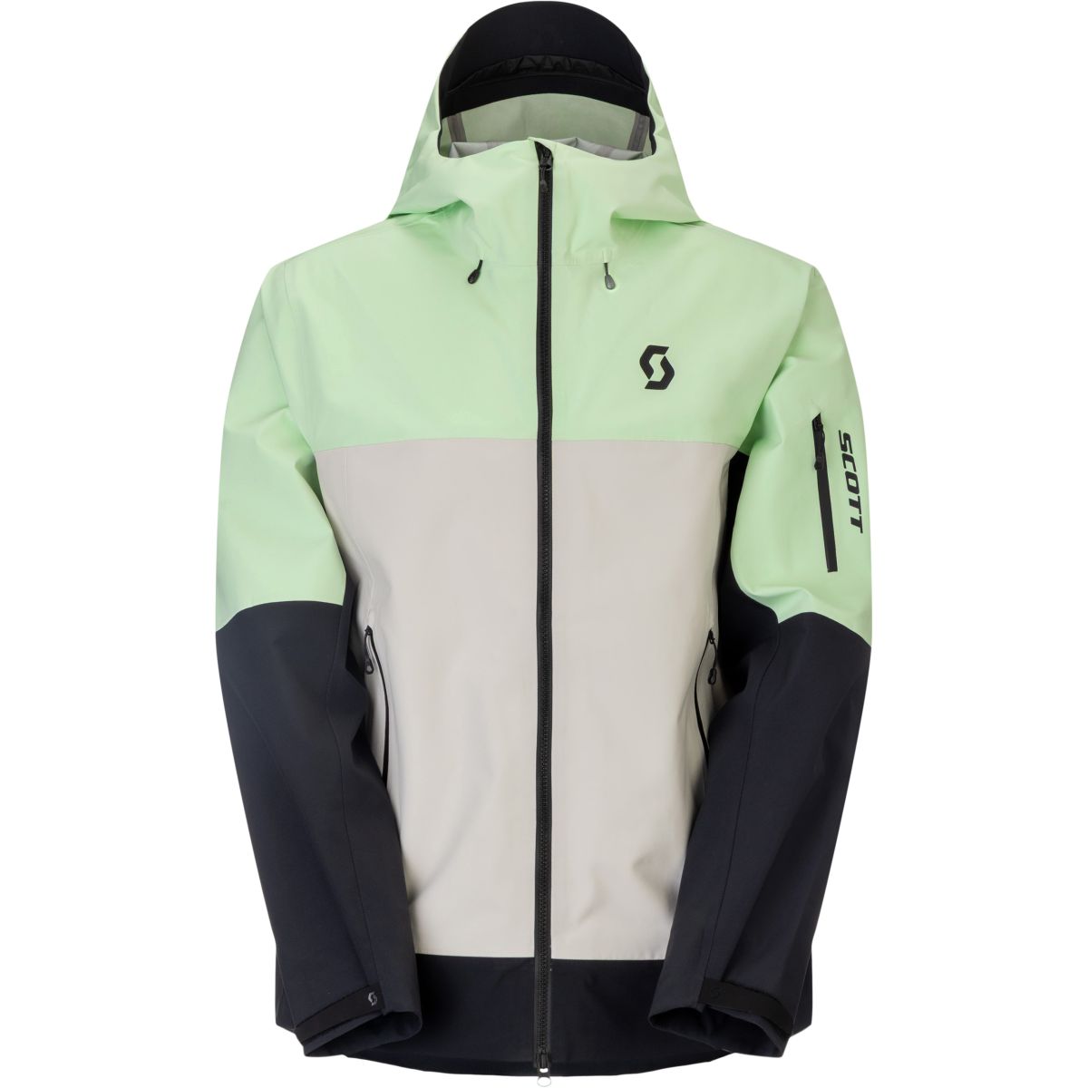 Scott Explorair 3L, Hardshelljacke, Herren, grün/schwarz — 2
