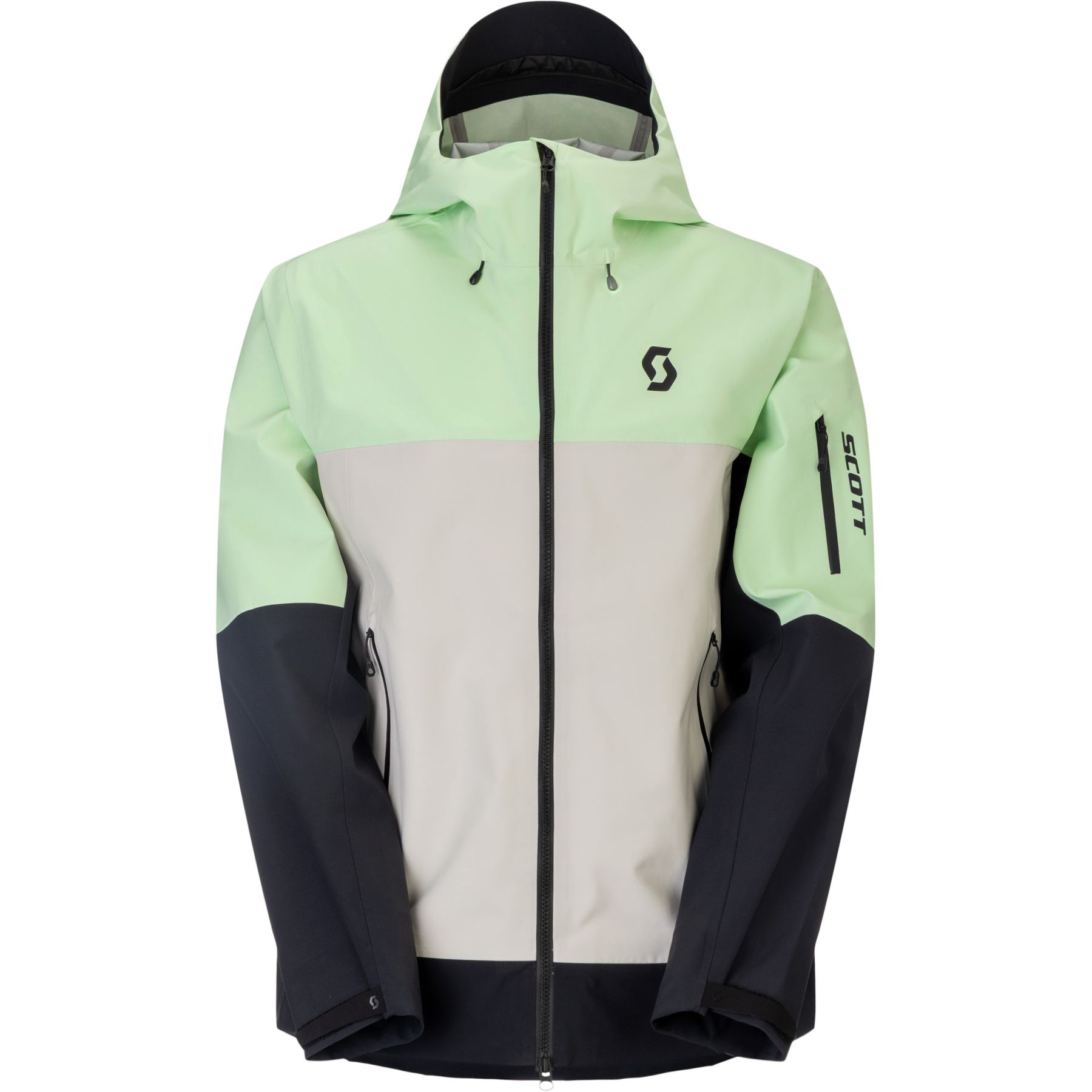 Scott Explorair 3L, Hardshelljacke, Herren, grün/schwarz