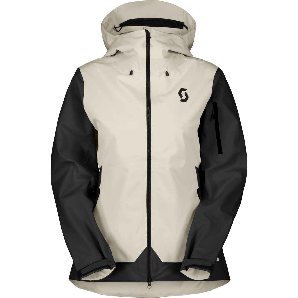 Scott Explorair GTX 3L, Shelljacken, Damen, beige/schwarz — 2
