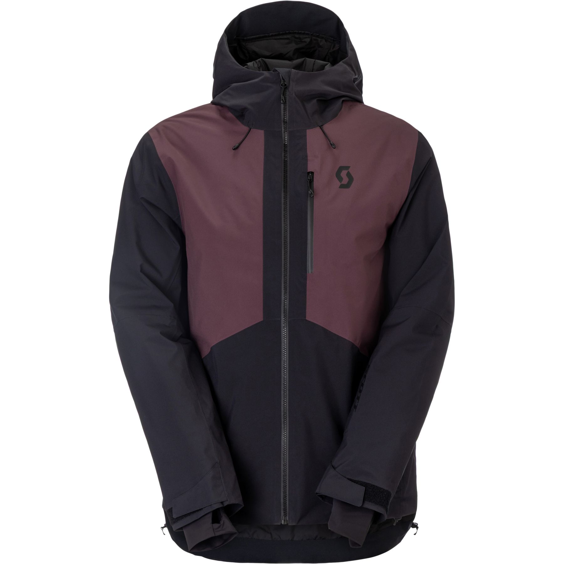 Scott Ultimate Dryo 10, Skijacke, Herren, schwarz/bordeaux