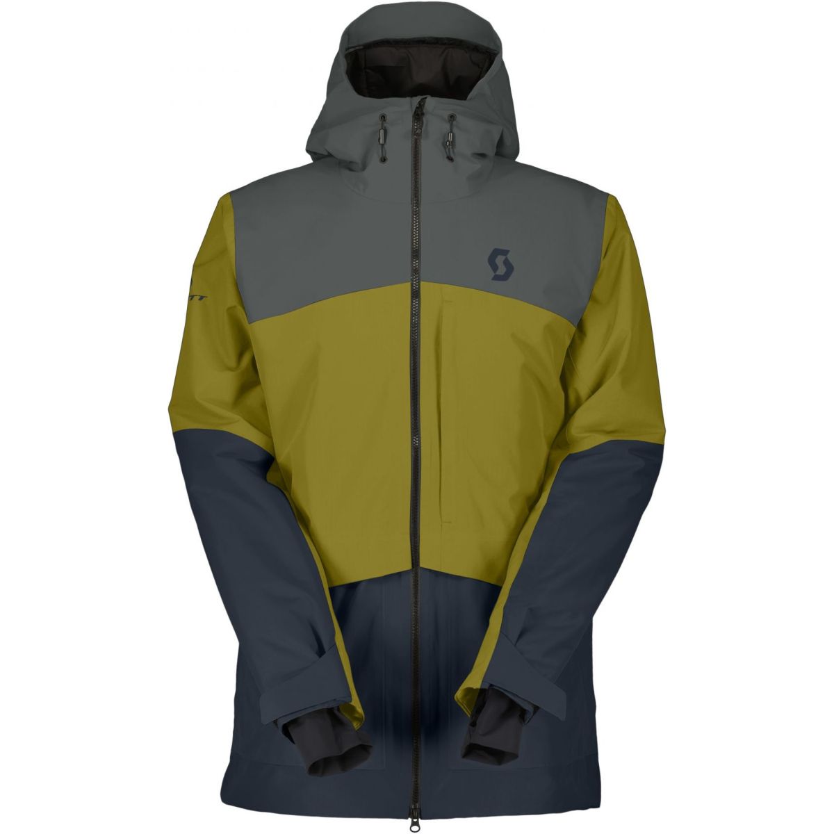 Scott Ultimate Dryo Ripstop, Skijacke, Herren, grau/grün — 2