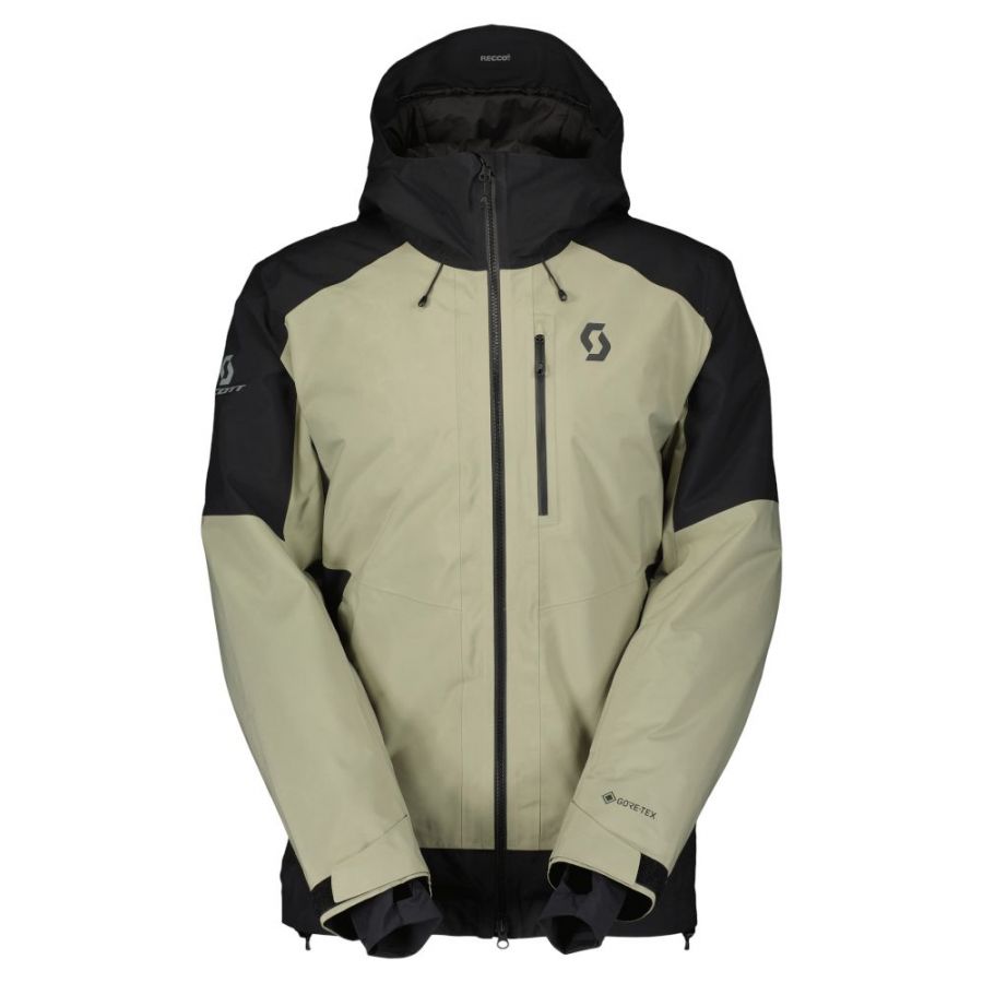 Scott Ultimate GTX, Skijacke, Herren, beige/schwarz