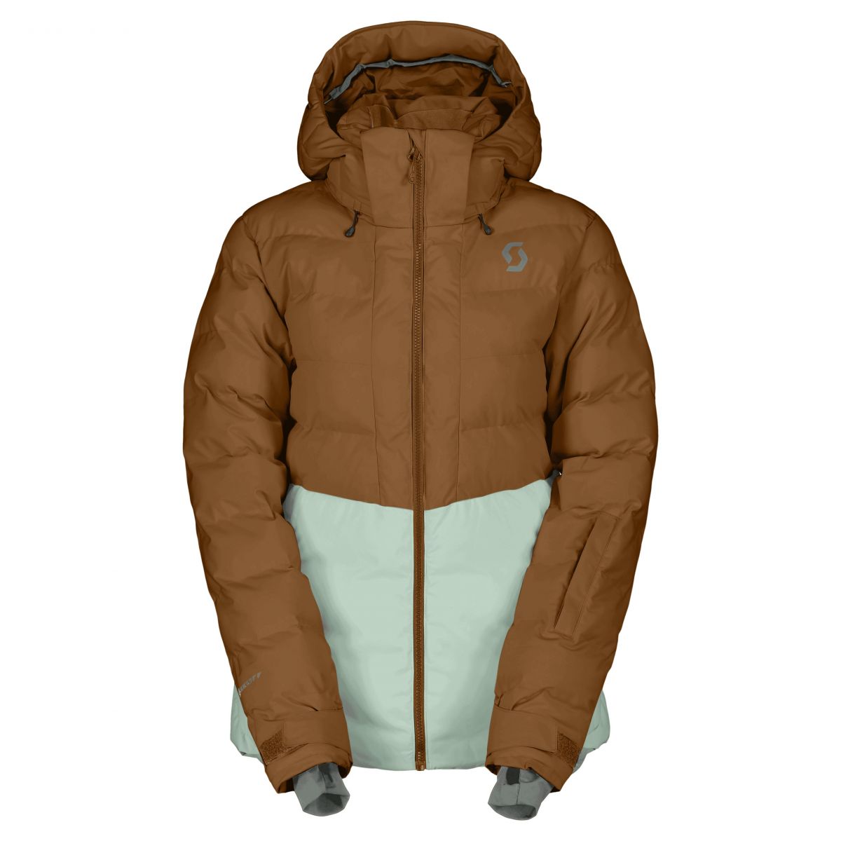 Scott Ultimate Warm, Kunstfaserjacke, Damen, braun/hellgrün — 2