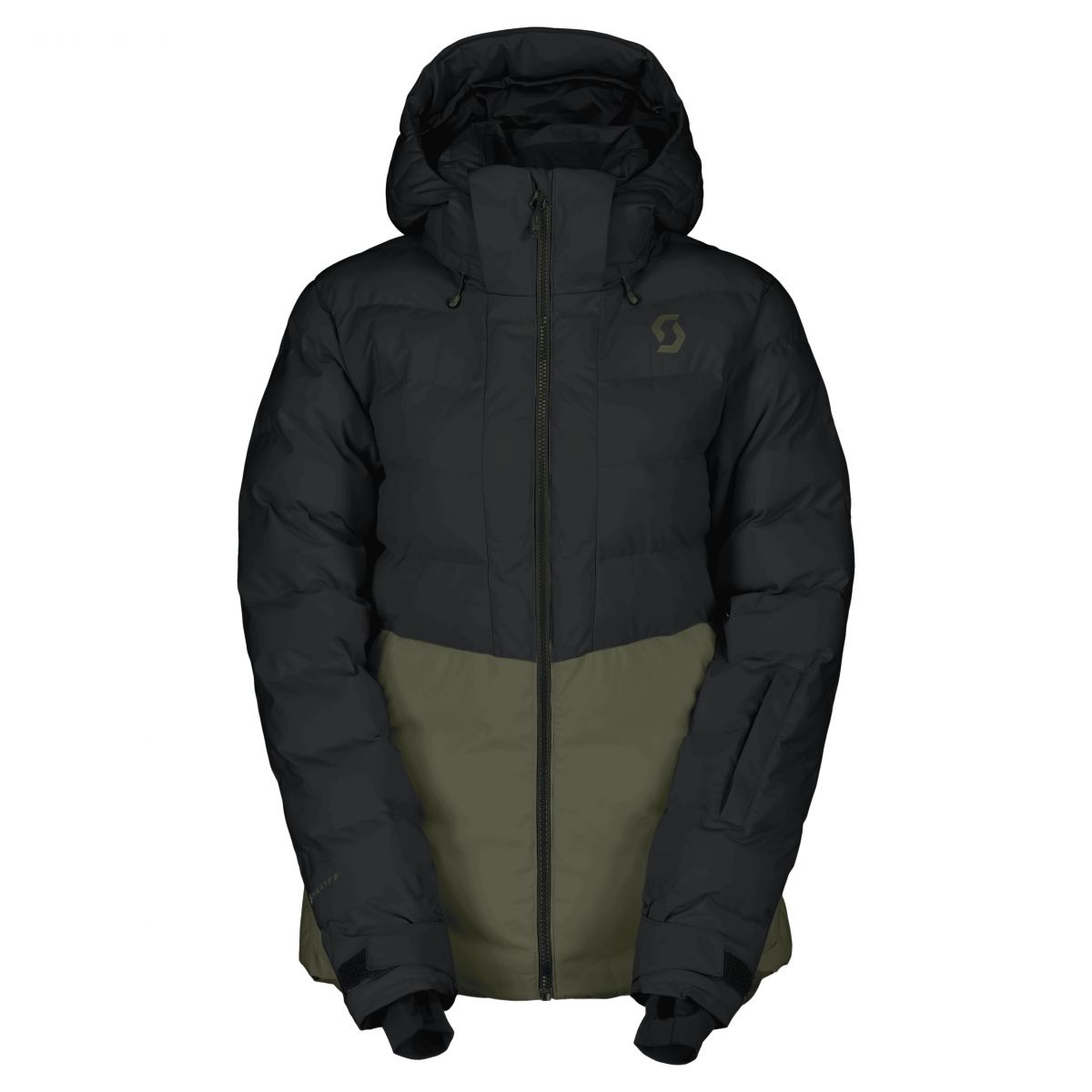 Scott Ultimate Warm, Kunstfaserjacke, Damen, dunkelgrün/schwarz — 2
