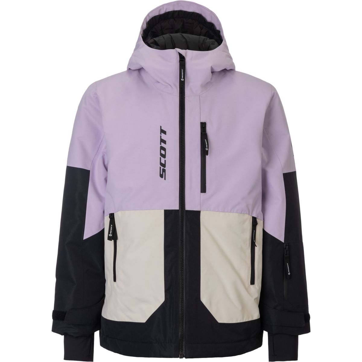 Scott Vertic Dryo, Skijacke, Junior, lila/schwarz — 2