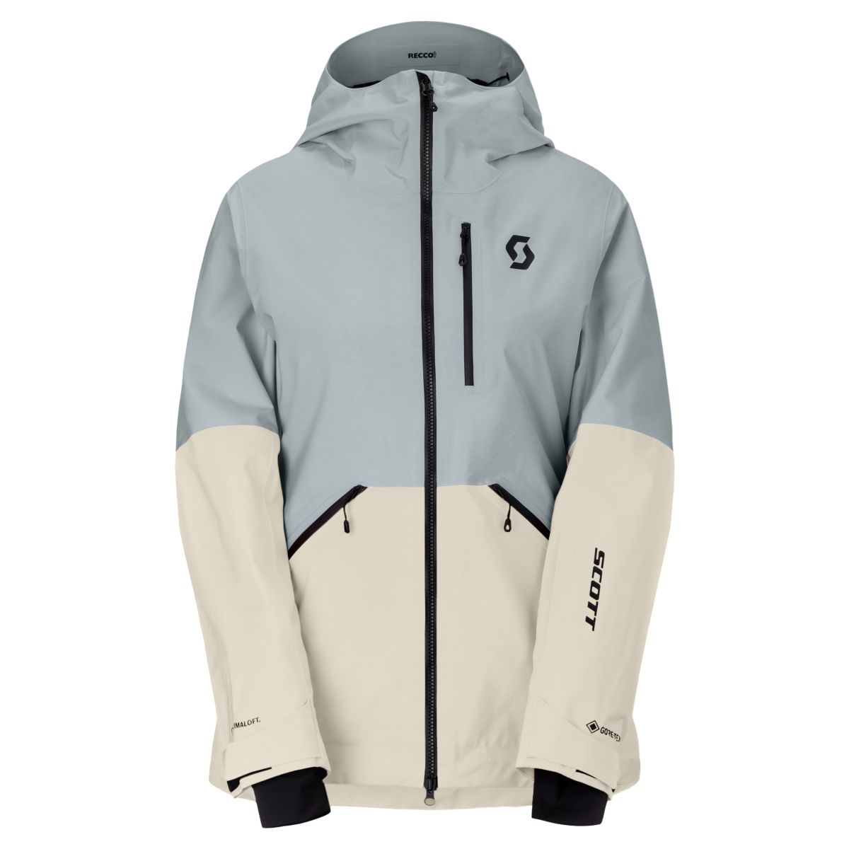 Scott Vertic GTX 2L PL Skiset, Damen, blå/beige — 2