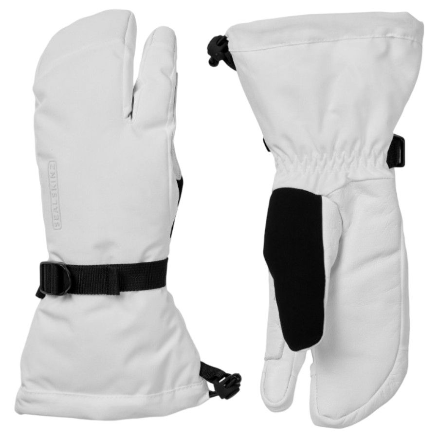 Sealskinz Congham, 3 Finger, Handschuhe, weiß