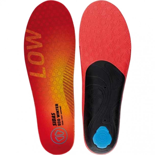 Sidas 3feet Eco Winter Low, Einlegesohle, rot