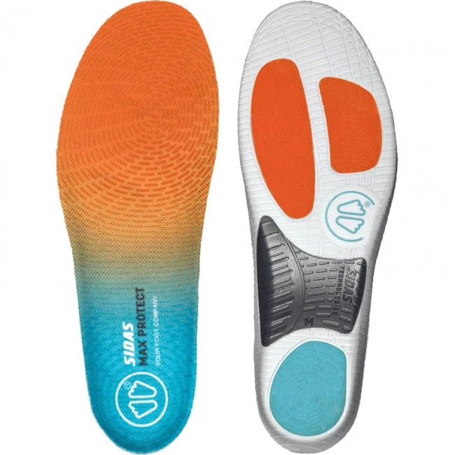 Sidas Max Protect Activ, Einlegesohle, hellblau/orange