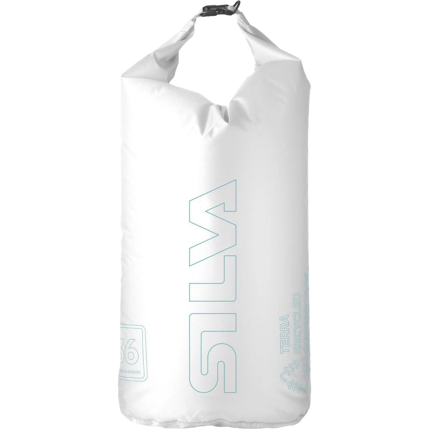 Silva Terra Dry Bag, wasserdichte Tasche, 36L, weiß