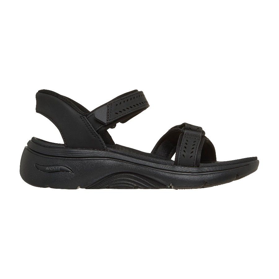 Skechers Go Walk Arch Fit 2.0 Sandale - Candace, Freizeitschuhe, Damen, schwarz