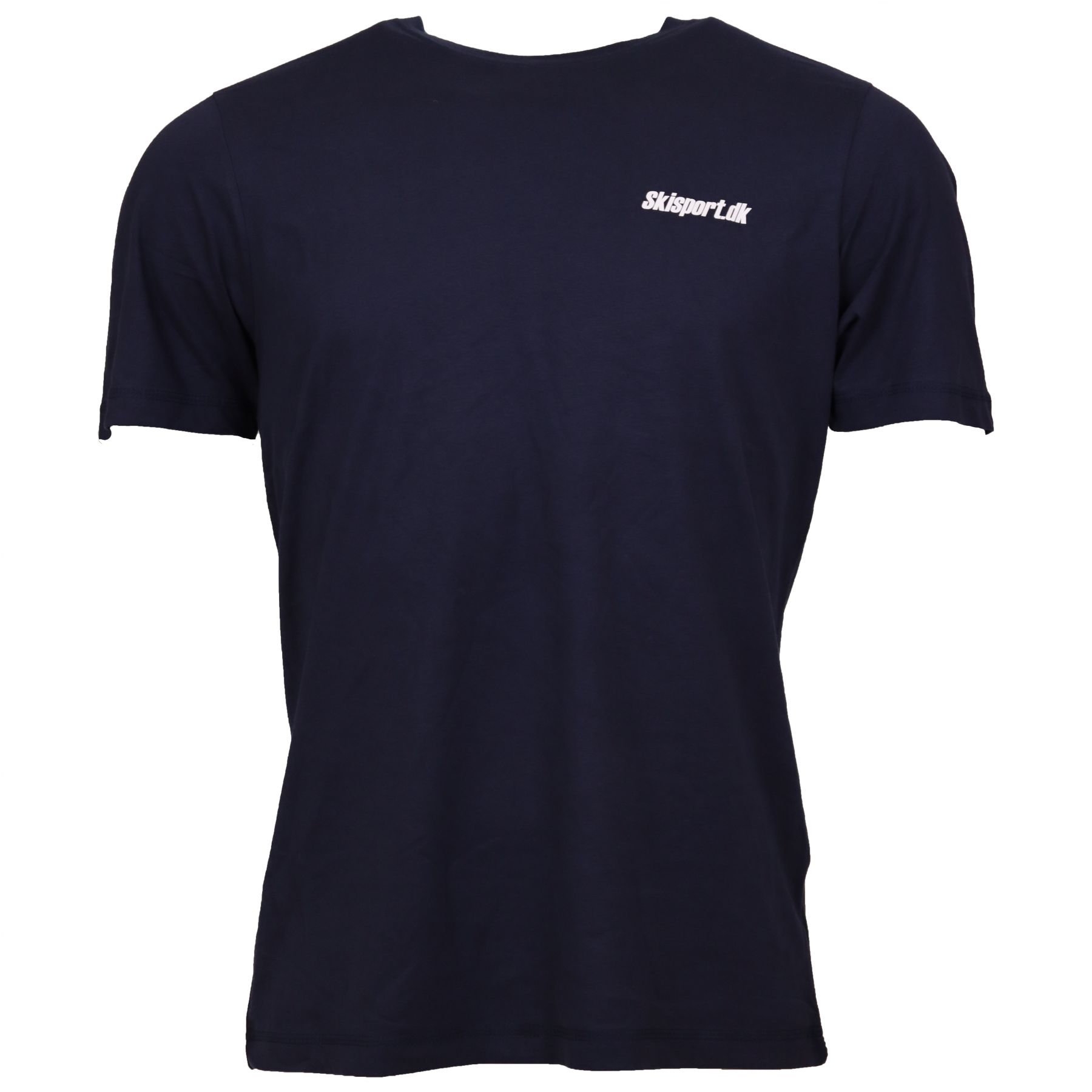 Skisport t-shirt, lille logo, navy
