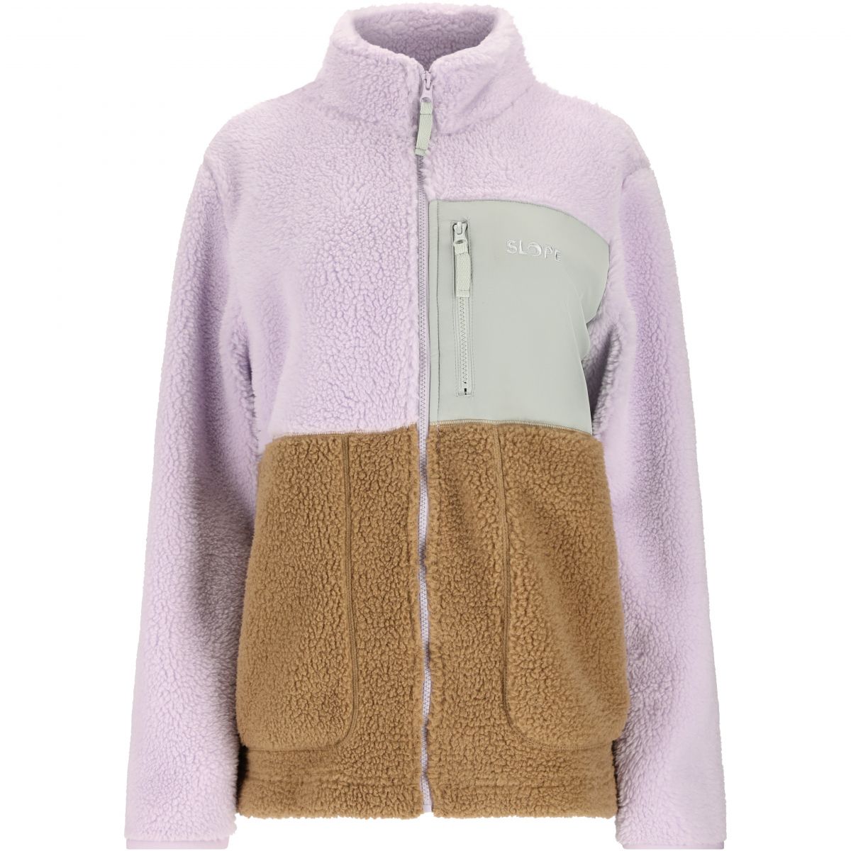 SLOPE Katau Teddy, Fleecejacke Damen, orchid petal — 2
