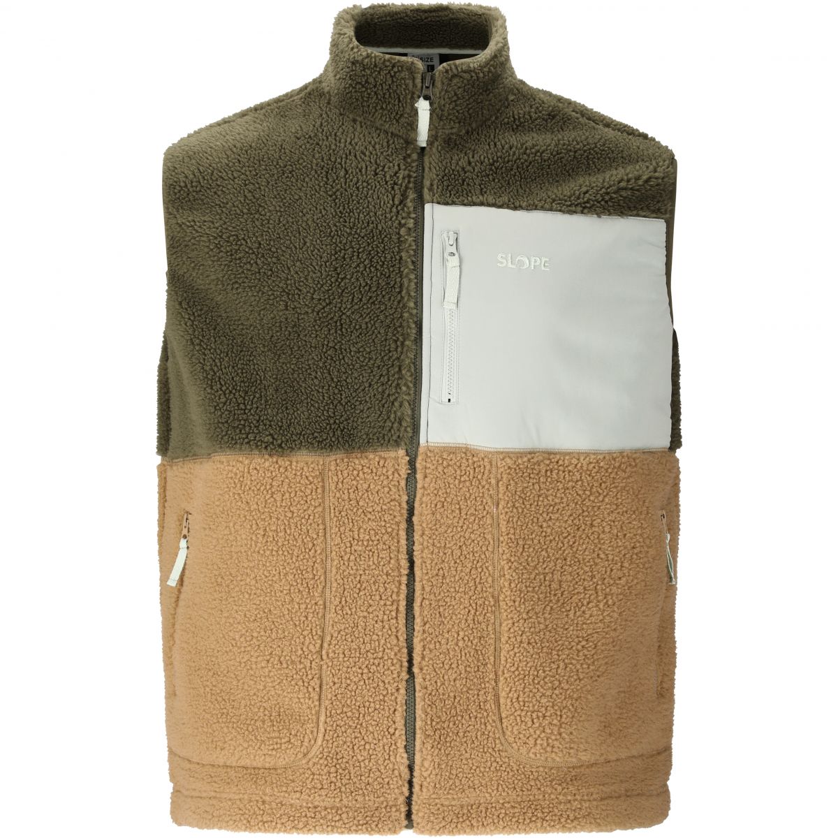 SLOPE Katau Teddy, Fleeceweste, Herren, grape leaf — 2