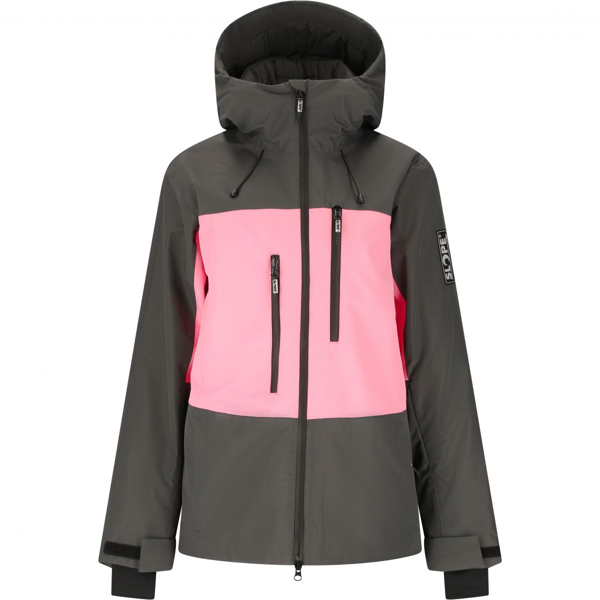 SLOPE Tuscon, Skijacke, Damen, grau/pink — 2