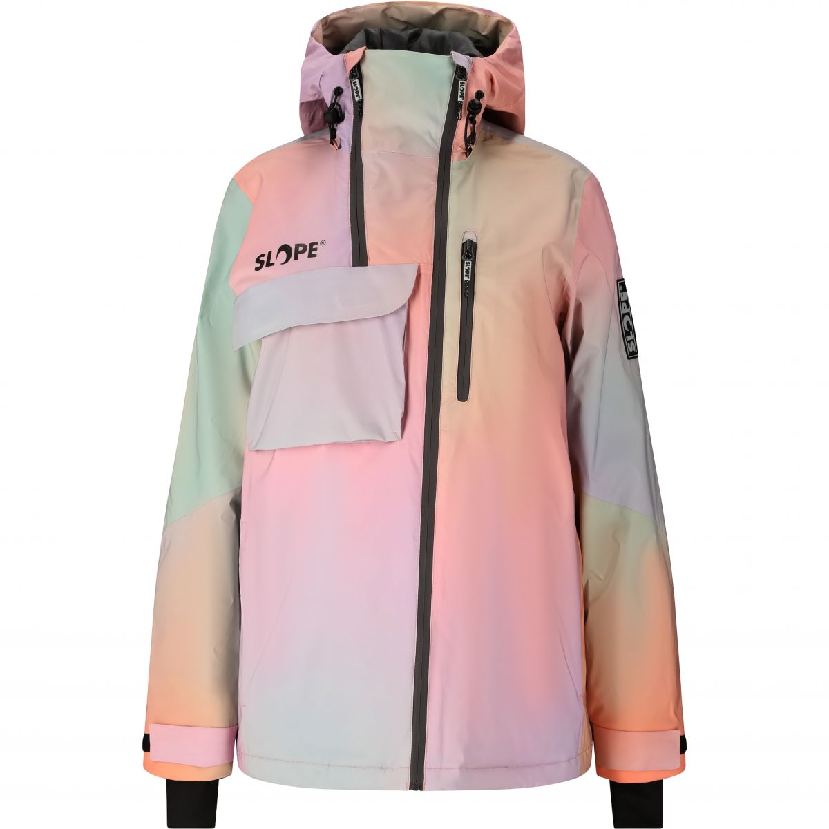 SLOPE Zuko AOP, Skijacke, Junior, Orchid Petal — 2