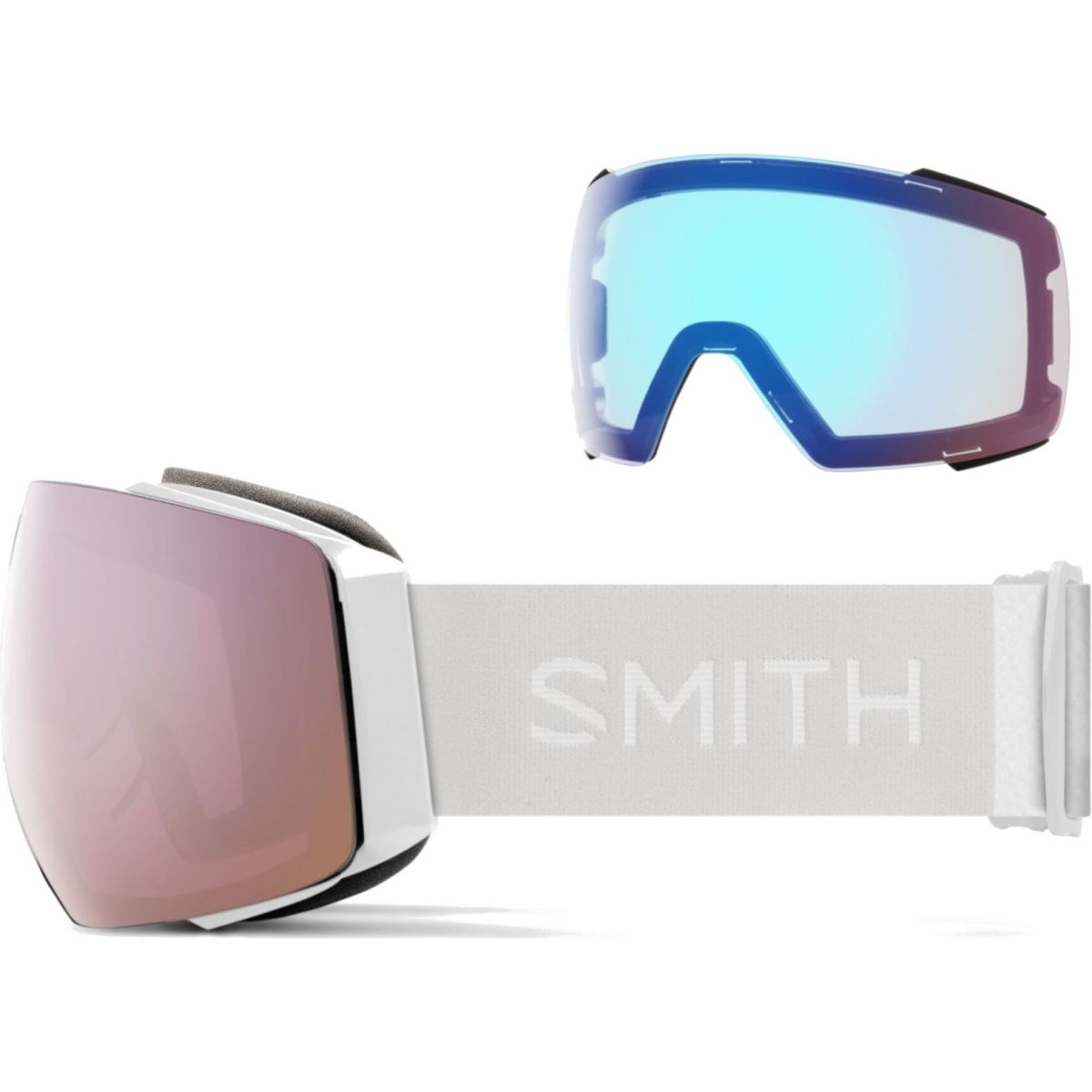 Smith I/O MAG, Skibrille, white vapor — 2