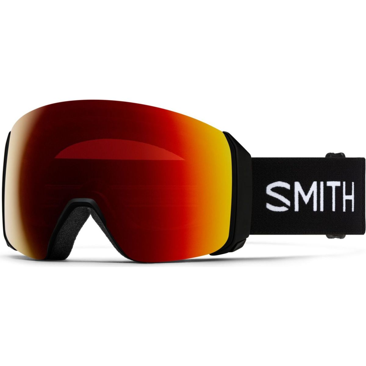 Smith 4D MAG XL, Skibrille, schwarz — 2