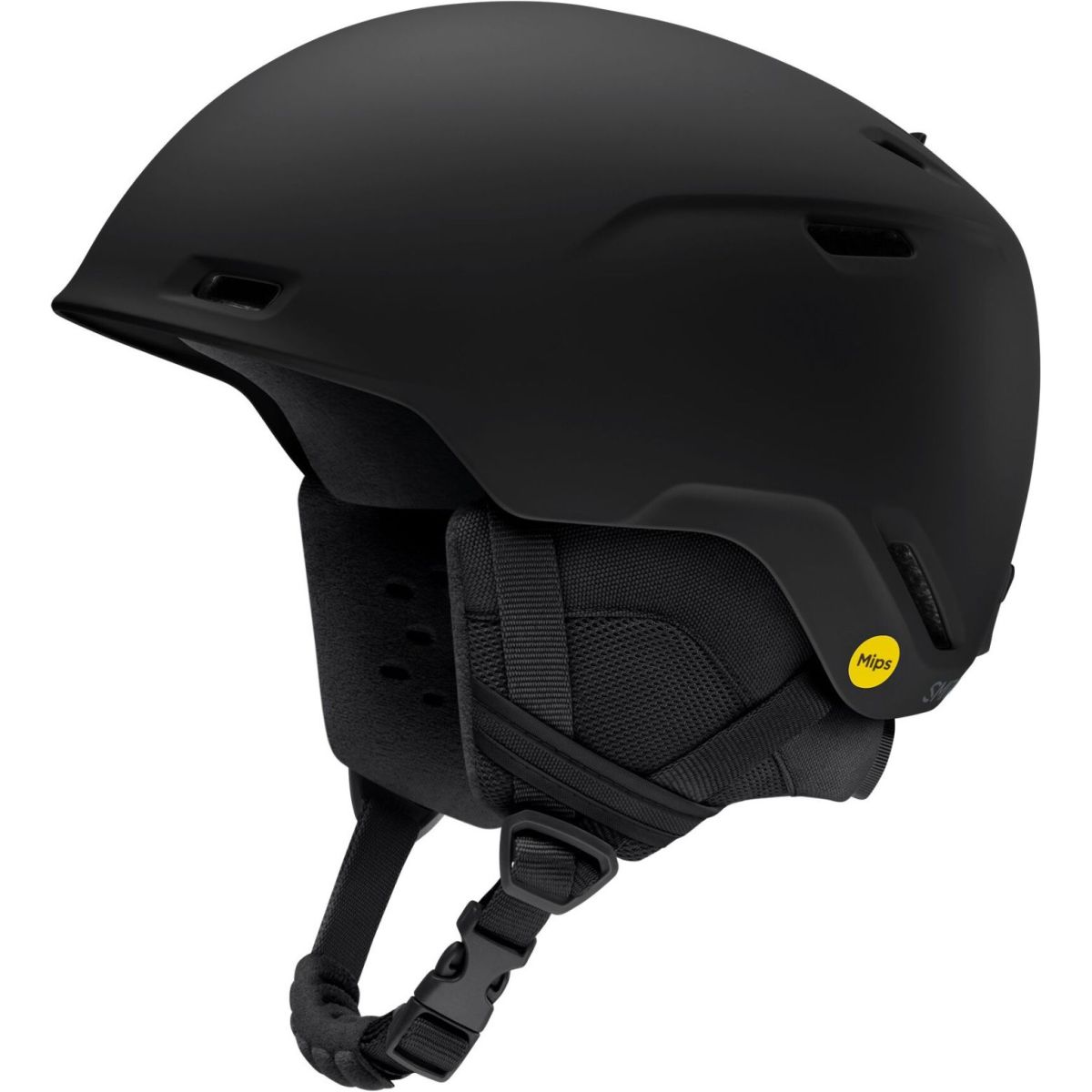 Smith Cache, Skihelm, schwarz — 2