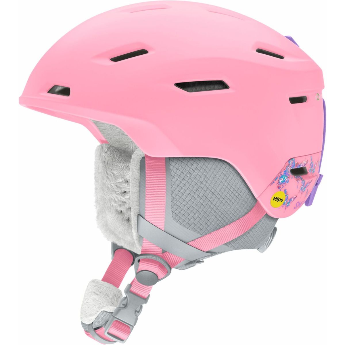Smith Descend jr mips, Skihelm für Kinder, pink — 2