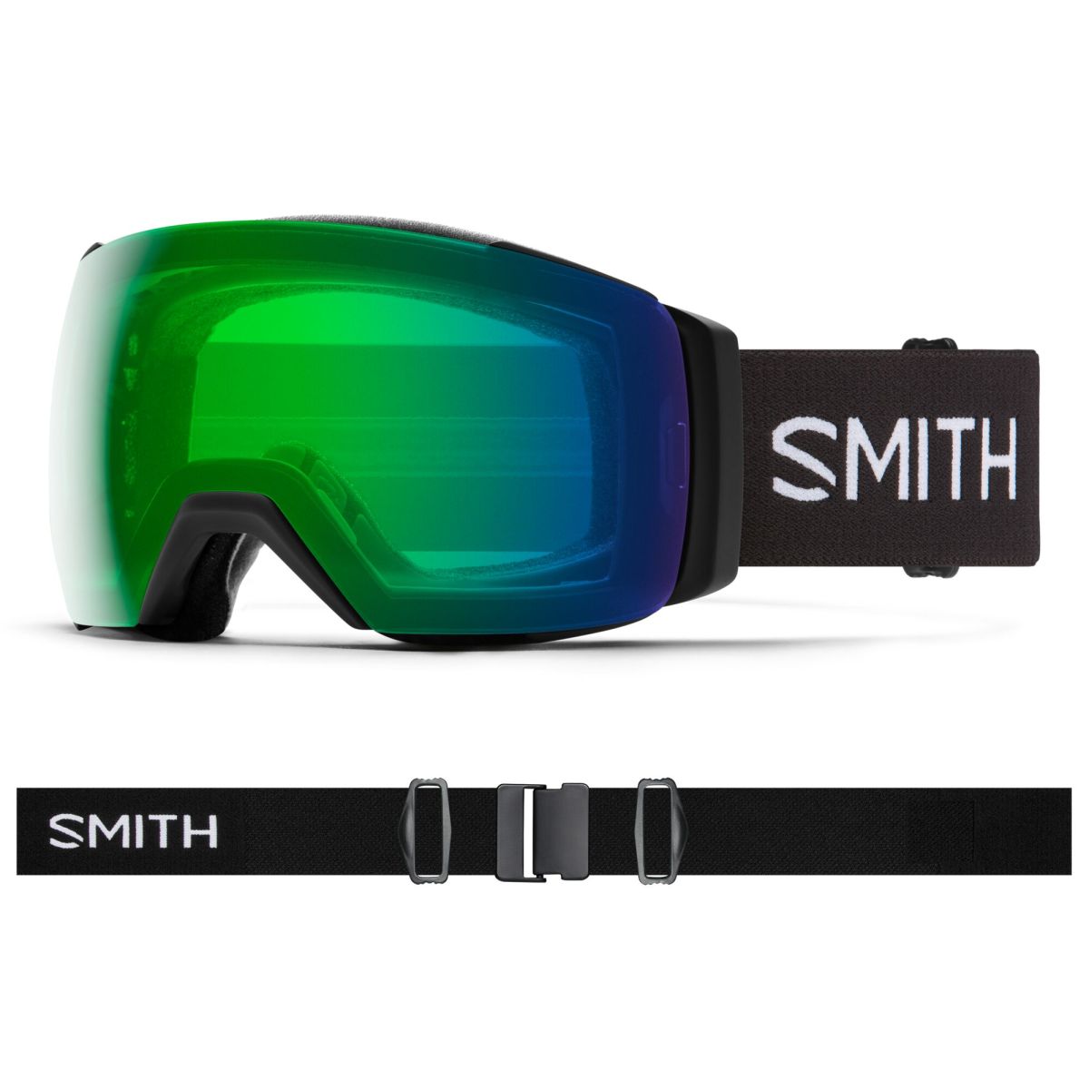 Smith IO MAG XL, Skibrille, schwarz — 2
