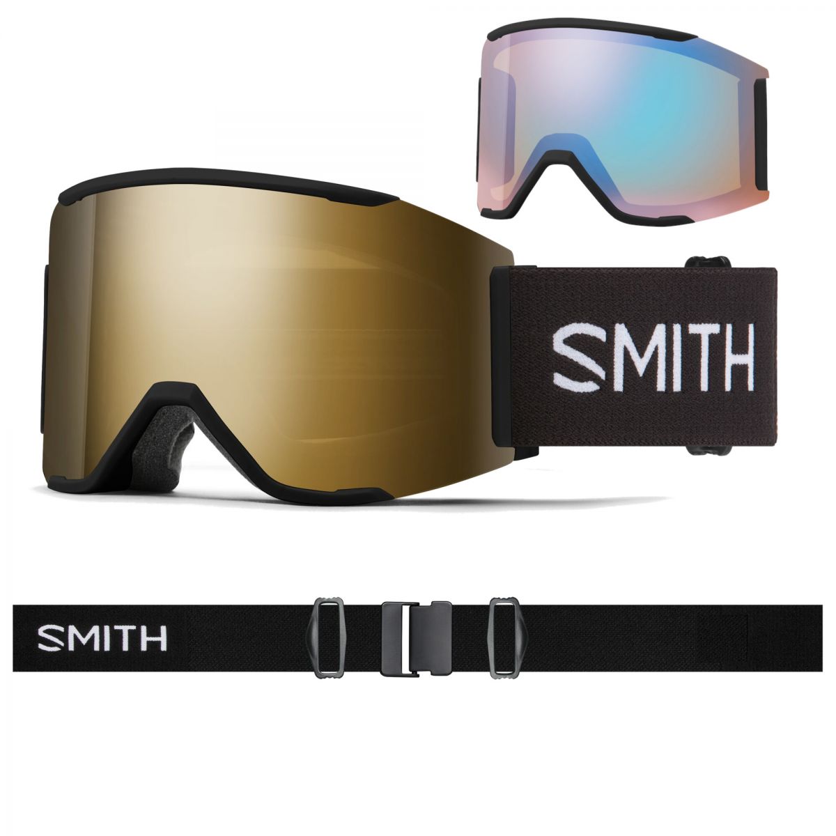 Smith Squad MAG, Skibrille, black — 2