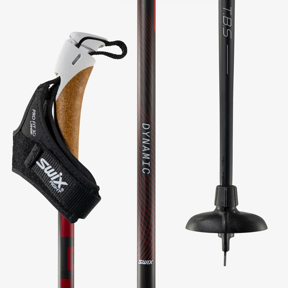 Swix Dynamic D1, Langlaufstöcke, schwarz — 2