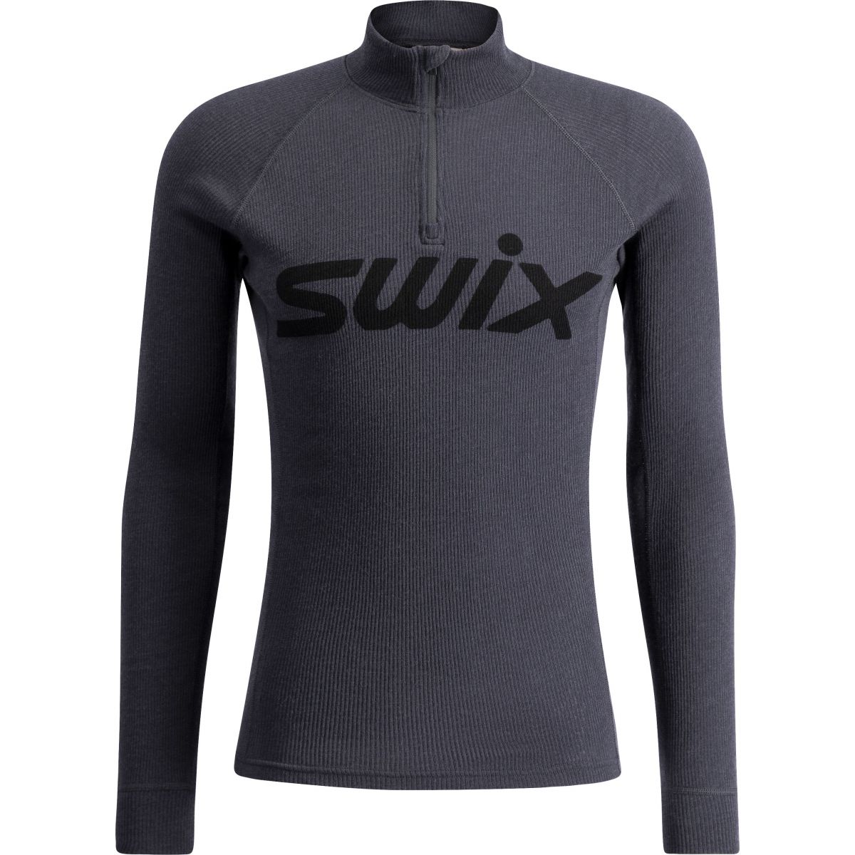 Swix RaceX Merino Half Zip, Herren, dunkelgrau — 2